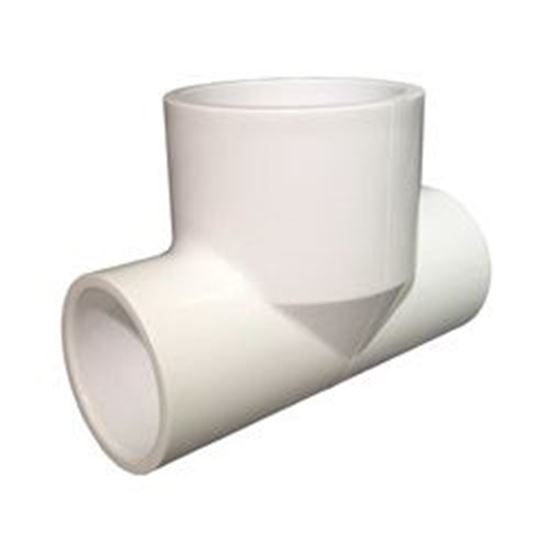 Picture of Pvc fitting bullhead tee 1' slip x 1' slip x 1-1/2' slip-401-133