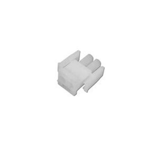 Picture of Plug, 2 Pi mate-n-lock 2-pin white 1-480698