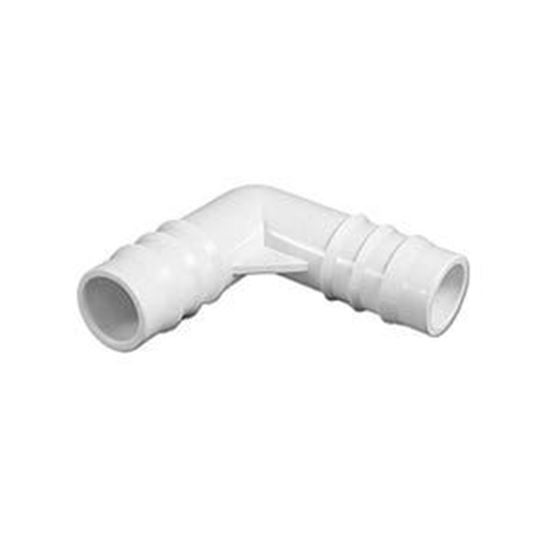 Picture of Fitting PVC Ribbed Barb Ell Coupler 90° 3/ 411-3700