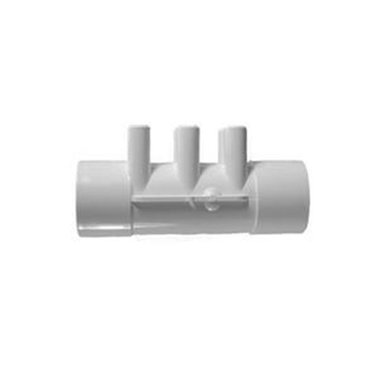 Picture of Manifold PVC Waterway 2"S x 2"S x (6) 3/4"S 672-7930