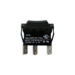 Picture of Switch, Rocker, Dpdt, 15 Amp @ 230V, 20 Amp @ 115V RK2-2