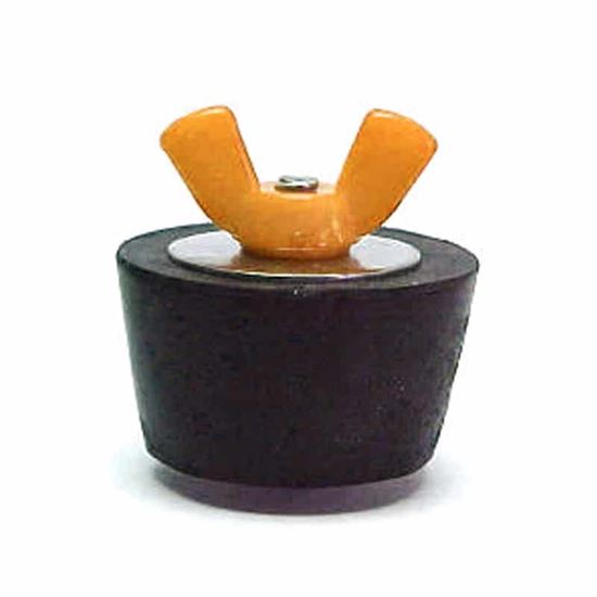 Picture of Orange Wing Nut Plug #4 50/Bag  Color Coded Wing Nut # 4