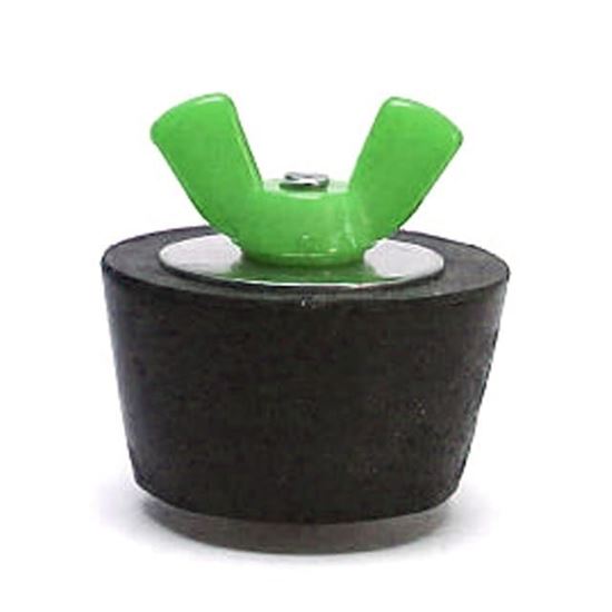 Picture of Green Wing Nut Plug # 10 50/Bag  Color Coded Wing Nut #10