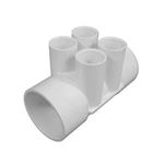 Picture of Manifold PVC Waterway 2"S x 2"S x (4) 3/4"S 672-4210