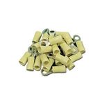 Picture of Wire Terminals, Stud #10, 12-10 Gauge, Yellow, 25 Pack 1206-25