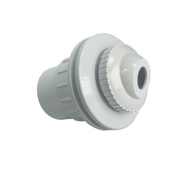 Picture of  Fiberglass Inlet Fitting 1 �" S X 2" Spig With �Eyeball - White 25523-500-200