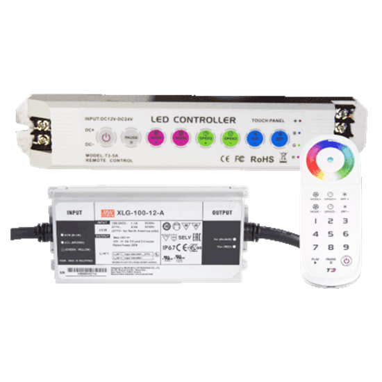 Picture of Led T3 Control,Rmote,Dc Pwr 100W 25650-110-300