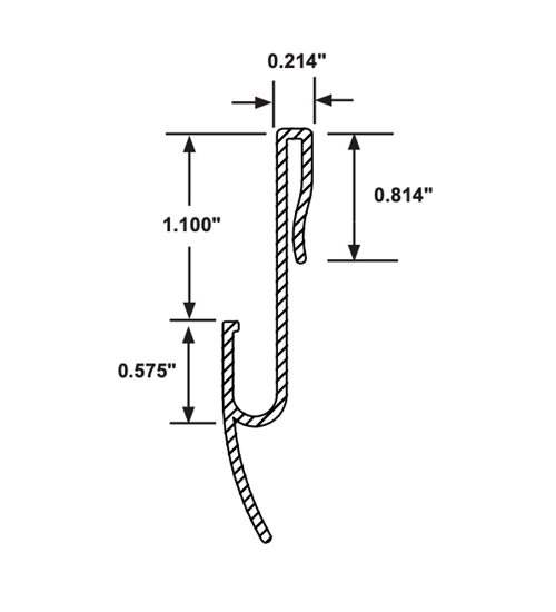 Picture of Quaker Deluxe A/G Liner Hanger 56.5" Length QP-7141