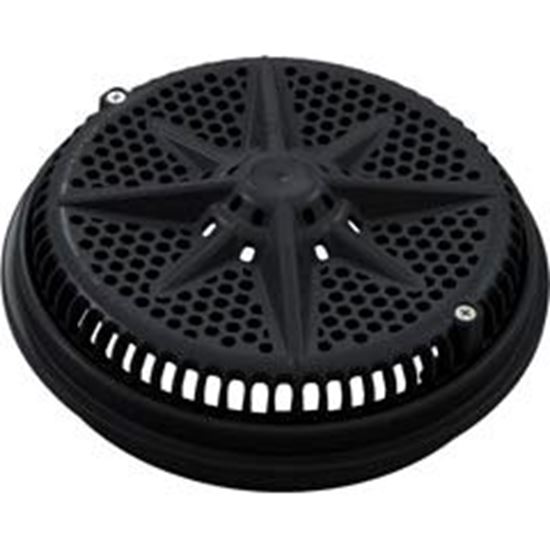 Picture of Main Drain Grate PentairStarGuard 8" 112gpm Black Long Ring 500100