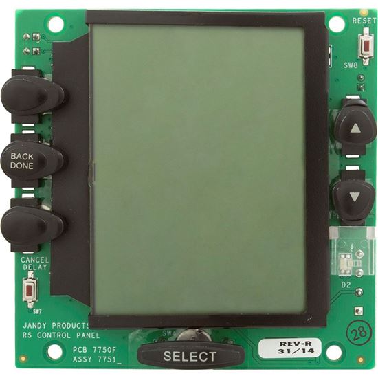 Picture of PCB Assy Zodiac Jandy AquaLink OneTouch LCD Black Buttons R0550800