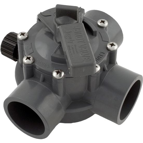 Picture of Diverter Valve Jandy/Zod 1-1/2"s/2"spg Pos Seal 3 Way Gray 1154