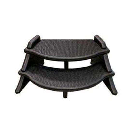 Picture of Step Confer The Edge Spa Step Black w/Black ESS-BLK