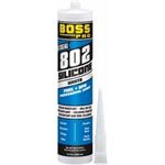 Picture of Boss Pro 802 White Silicone Adhesive Sealant 9.5 Oz. Cartridge 02506Cl10